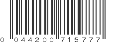 UPC 044200715777