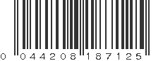 UPC 044208187125