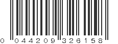 UPC 044209326158