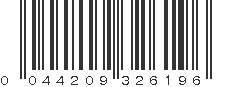 UPC 044209326196