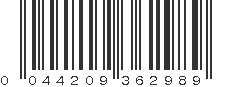 UPC 044209362989