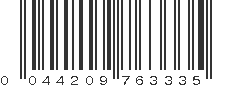 UPC 044209763335