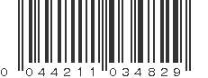 UPC 044211034829