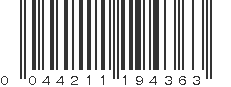 UPC 044211194363