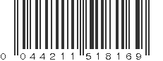 UPC 044211518169