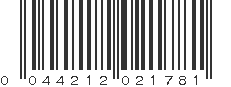 UPC 044212021781