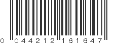 UPC 044212161647