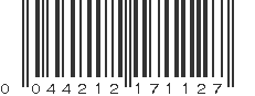 UPC 044212171127