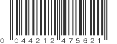 UPC 044212475621