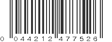 UPC 044212477526