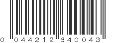 UPC 044212640043