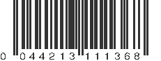 UPC 044213111368