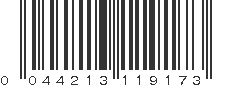 UPC 044213119173