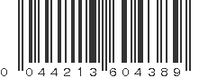 UPC 044213604389