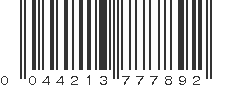 UPC 044213777892