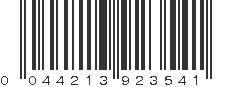 UPC 044213923541