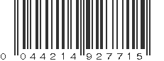 UPC 044214927715