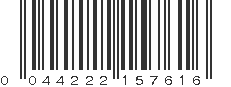 UPC 044222157616