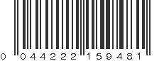 UPC 044222159481