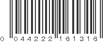 UPC 044222161316