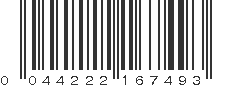 UPC 044222167493