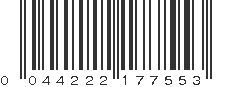 UPC 044222177553