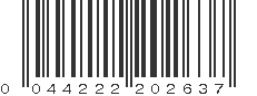 UPC 044222202637