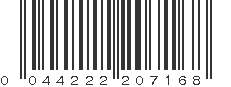 UPC 044222207168