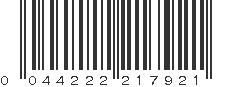 UPC 044222217921