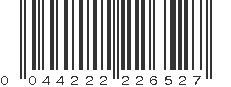 UPC 044222226527