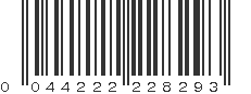 UPC 044222228293