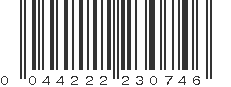 UPC 044222230746