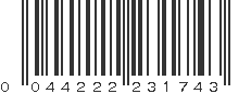 UPC 044222231743