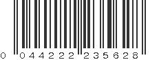 UPC 044222235628