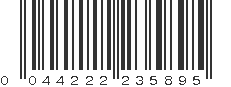 UPC 044222235895