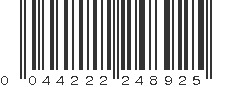 UPC 044222248925