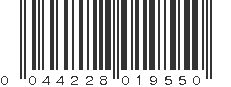 UPC 044228019550
