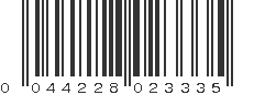 UPC 044228023335