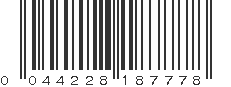 UPC 044228187778