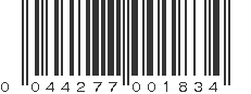 UPC 044277001834