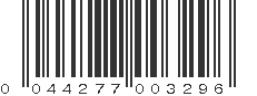 UPC 044277003296