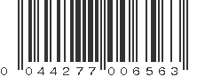 UPC 044277006563