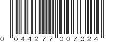 UPC 044277007324