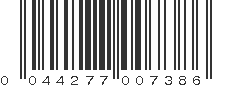 UPC 044277007386