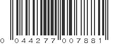 UPC 044277007881