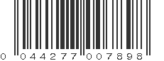 UPC 044277007898