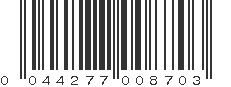 UPC 044277008703