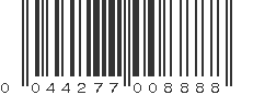 UPC 044277008888