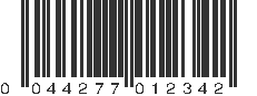 UPC 044277012342