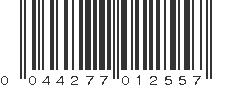 UPC 044277012557